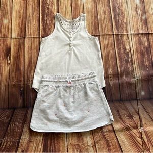 Oshkosh Girl’s Set of Two Tank Top and Skort Size 7/7A